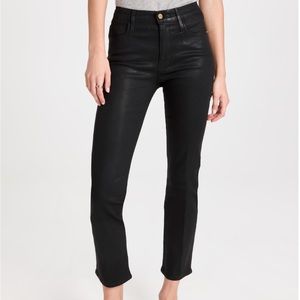 Brand new Frame le Sylvie coated jeans